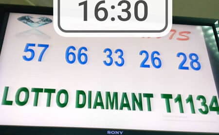 Résultats du loto Diamant tirage 1134