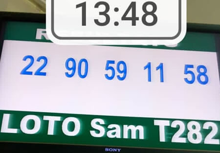 Résultats du loto SAM tirage 282