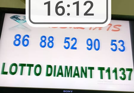 Résultats du lotto Diamant tirage 1137