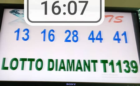 Résultats du loto Diamant tirage 1139