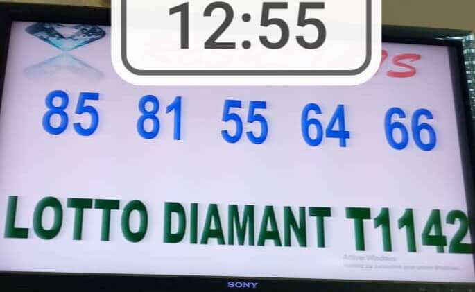 Résultats du lotto Diamant tirage 1142