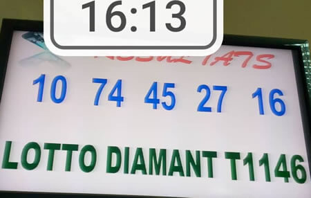 Résultats du lotto Diamant tirage 1146
