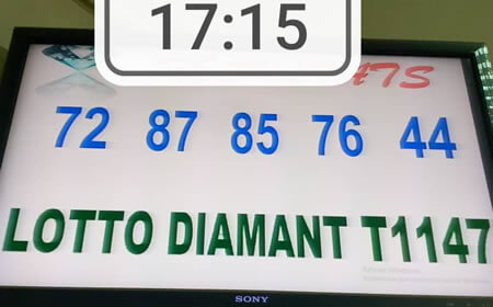 Résultats du loto Diamant tirage 1147