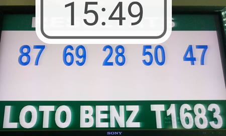 Résultats du loto Benz tirage 1683