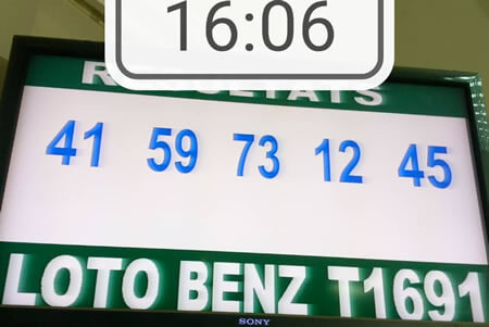 Résultats du loto Benz tirage 1691
