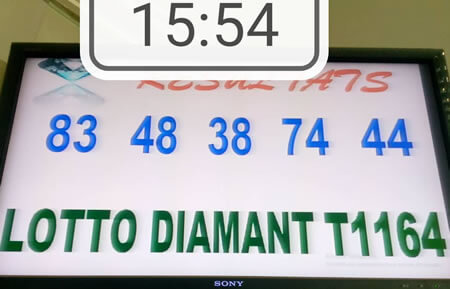 Résultats du loto Diamant tirage 1164