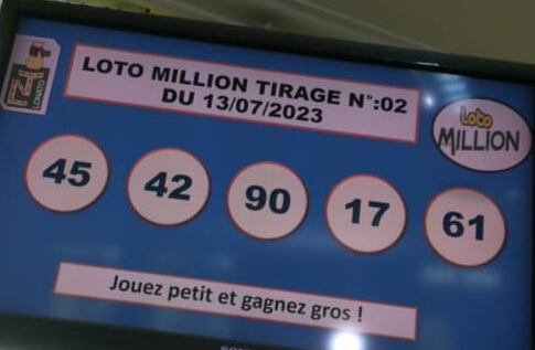 Résultats du loto MILLION tirage numéro 2