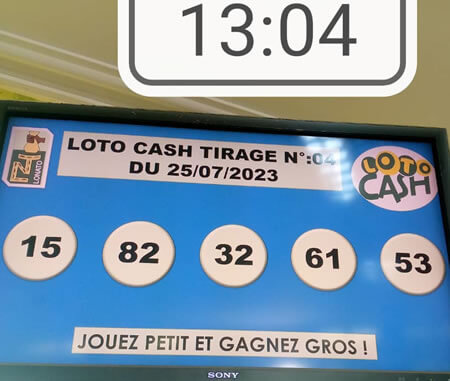 Résultats du loto Cash tirage n° 004
