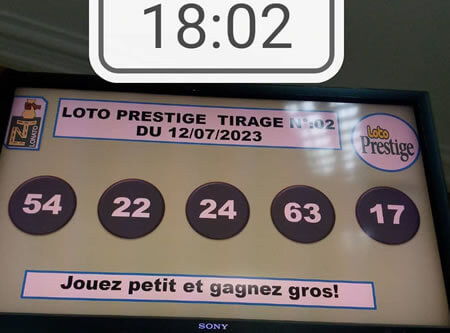 Résultats Loto PRESTIGE tirage n°02