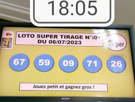 Résultats Loto SUPER tirage n°01