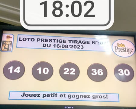 Résultats Loto PRESTIGE tirage n° 07