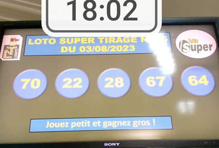 Résultats Loto SUPER tirage n°05