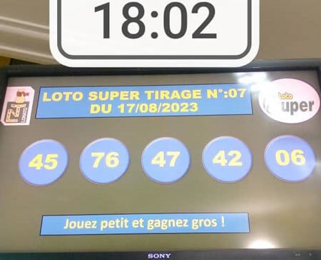 Résultats Loto SUPER tirage n°07