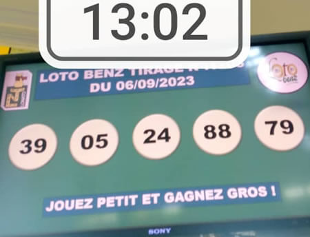 Résultats du loto Benz tirage 1703