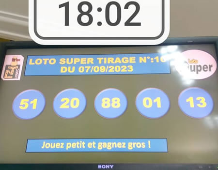 Résultats du loto Super tirage 10