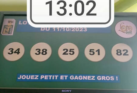 Résultats du loto Benz tirage 1708