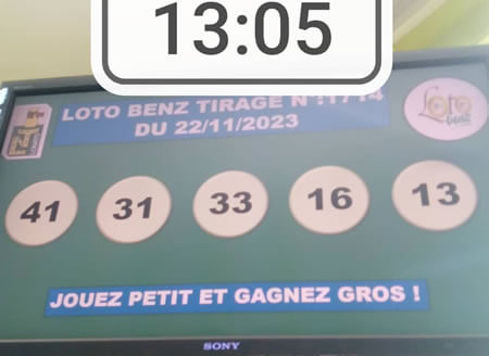 Résultats du loto Benz tirage 1714
