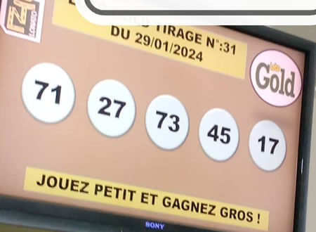 Résultats Loto Gold tirage 31