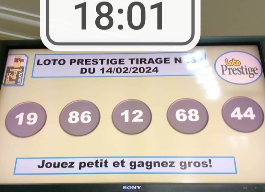 Résultats du loto PRESTIGE tirage 33
