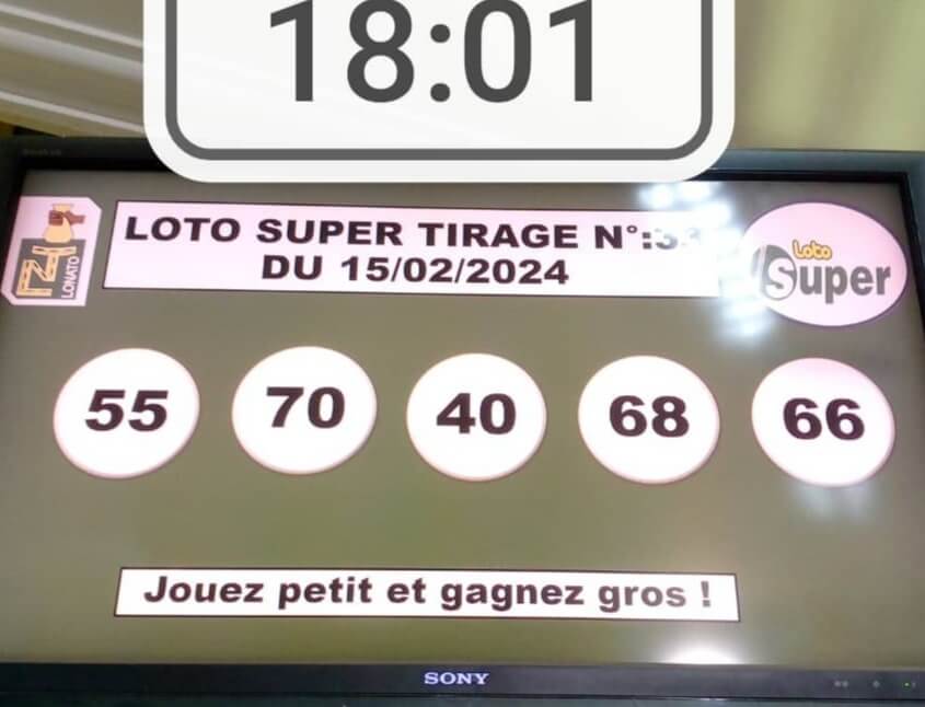 Résultats du loto Super tirage 33
