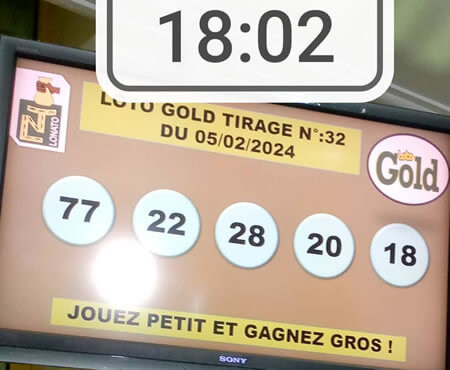 Résultats Loto Gold tirage 32