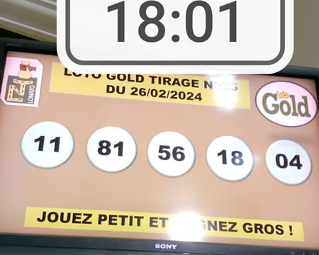 Résultats Loto Gold tirage 35