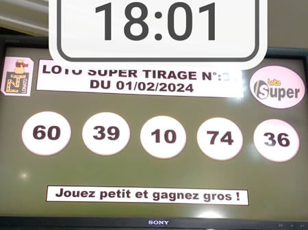 Résultats du loto Super tirage 31