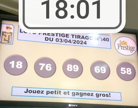 Résultats du loto PRESTIGE tirage 40