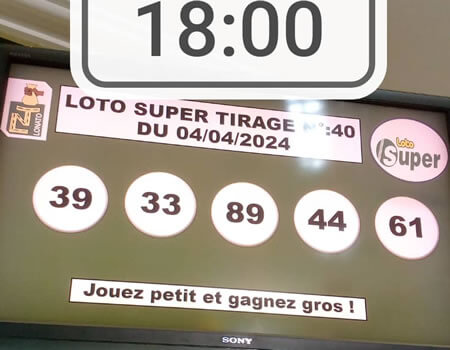 Résultats du loto Super tirage 40