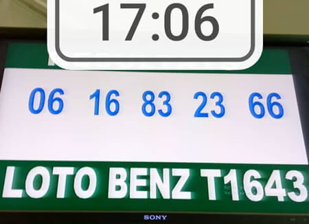 Résultats du loto Benz tirage 1643